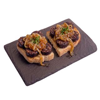 Tosta de Morcilla y cebolla caramelizada nuevo