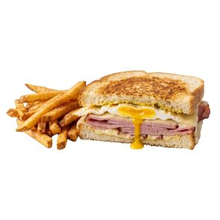 Sándwich Cubano + patatas fritas