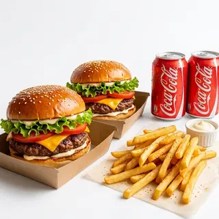 Combo 2 hamburguesas
