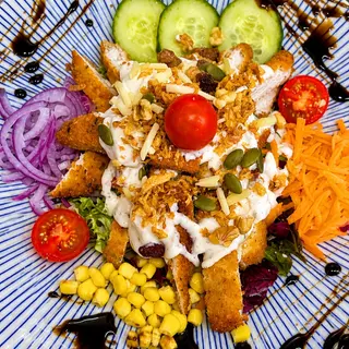 Ensalada de pollo crujiente