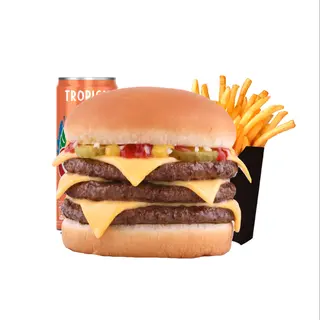 MENÚ B-TRIPLE CHEESY