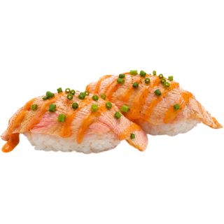 Nigiri De Salmón Flambeado Picante 2U