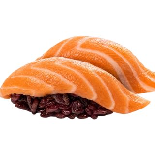 Nigiri De Salmón Con Arroz Negro 2U