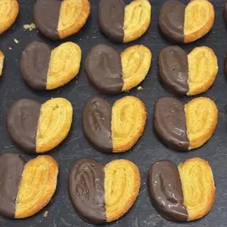 Palmeritas de chocolate