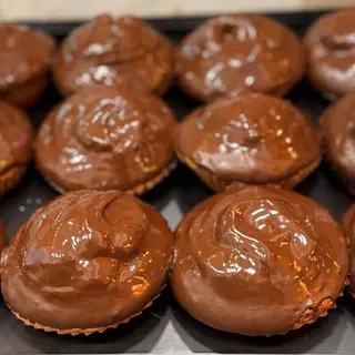 Magdalenas artesanas chocolate 6 unidades