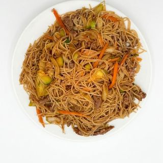 Fideos Chinos Fritos Con Ternera