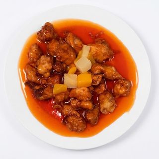 Pollo Con Salsa Agridulce