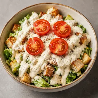 Ensalada cesar "Misska" con Pollo karaage