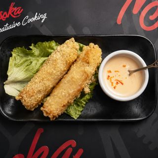 Rollitos Vietnamitas de Pollo, Vermicelli y Setas (2 Pzs.)