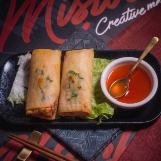 Rollitos vegetales de col al curry (2 Pzs.)