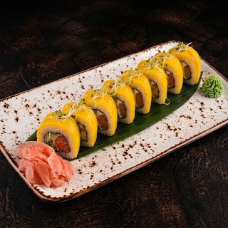 Roll de queso cheddar · Cheddar roll · Ролл чеддер