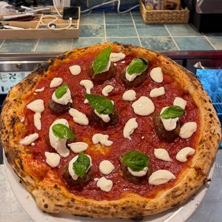 Pizza Polpette Della Nonna