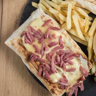 Menu taco gratinado