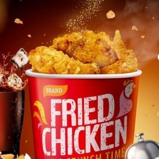 10 piezas de pollo crujiente patata