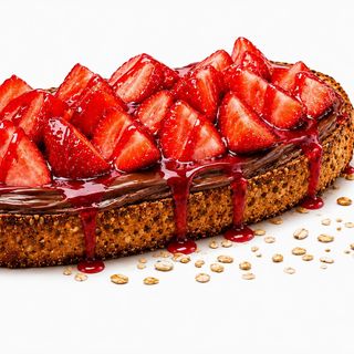 Tostada De Nutella Y Fresas