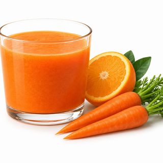 Zumo De Naranja Y Zanahoria Natural
