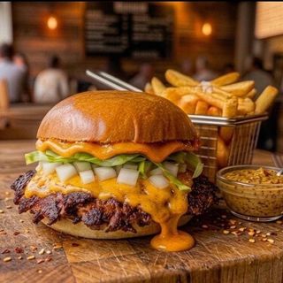 HONEY MUSTARD CHEESEBURGER