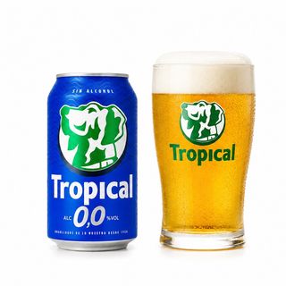 Cerveza Tropical Sin Alcohol Lata (330 Ml.)