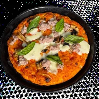Pizza Rustica Salsiccia e Funghi