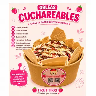 Obleas cuchariables