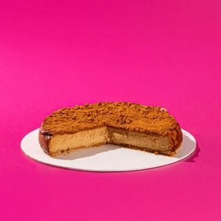 Tarta de Queso Porción Dulce de Leche y Lotus