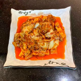 Kimchi Frito Con Panceta (Picante)