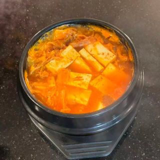 Sopa De Kimchi (Picante) Con Arroz Blanco