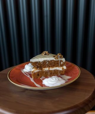 Porción tarta de zanahoria