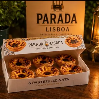 Caja de 6 Pasteles de Nata
