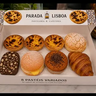 Caja de 8 Pasteles Variados