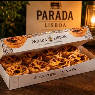 Caja de 8 Pasteles de Nata