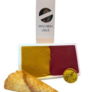 Pack Bienvenida: Helado, Cucuruchos Artesanos y Macaron regalo