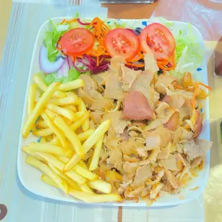 Döner Kebab al Plato (Ternera)