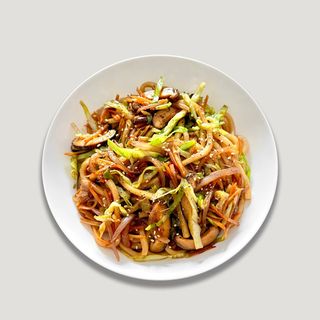 Udon con verduras