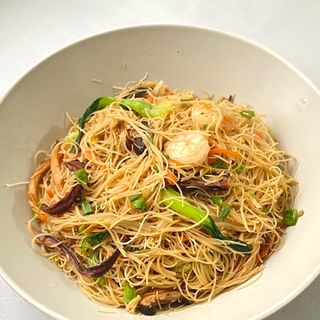 Fideos de gambas