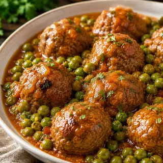 Albondigas a la jardinera