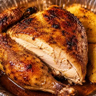 Medio pollo!