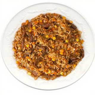Arroz frito de la casa