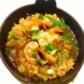 Kaifan de gamba con picante