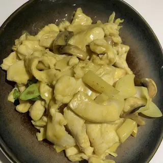 Pollo con curry