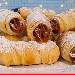Cañoncitos dulce de leche