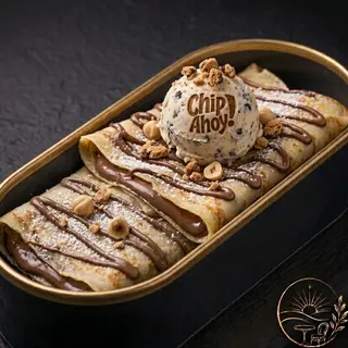 2 Crepes de Nutella Y 1 Bola Helado Jijonenca