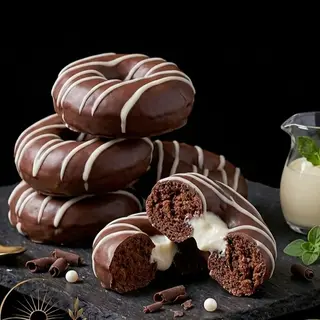 Mini Donut De Chocolate