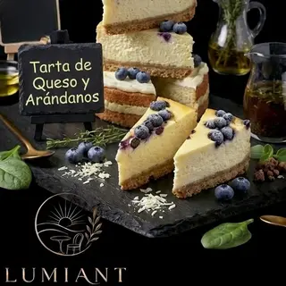 Tarta De Queso Y Arandanos