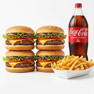 Ofertas 4 Hamburguesas