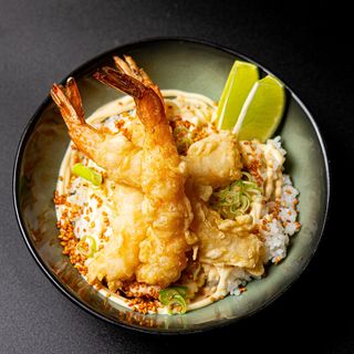 Donburi De Langostinos