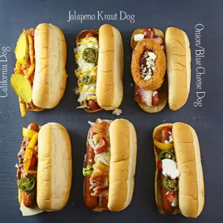 Menu hotdog