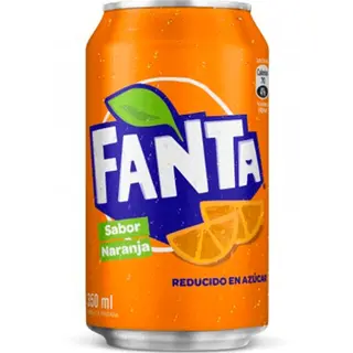 Fanta naranja lata