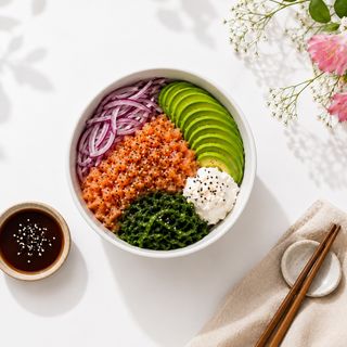 Poke Tentation De Salmón