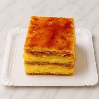 Milhojas Crema